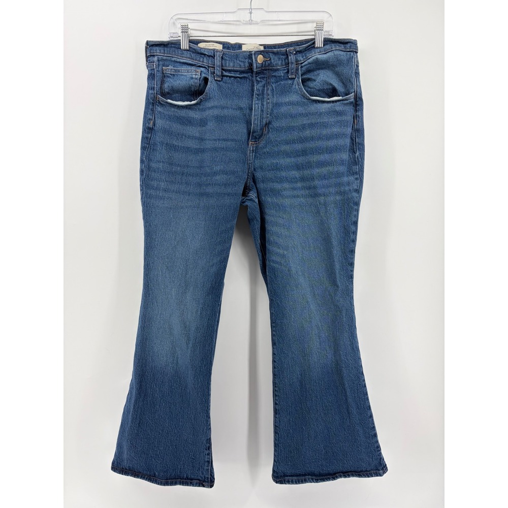Universal Thread High Rise Medium Wash Flare Jeans‎ Blue Denim Size 16S